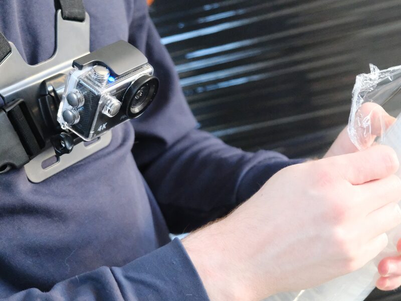 Mover with documentation equipment during a move